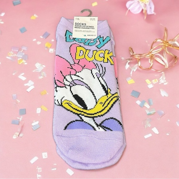 Disney Accessories - Disney Daisy Duck No Show Socks 1PR NWT